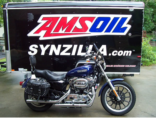MY AMSOIL Harley Davidson With Over 50,000 AMSOIL Miles
